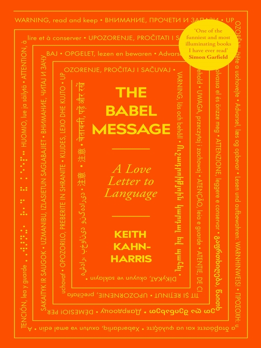 Title details for The Babel Message by Keith Kahn-Harris - Available